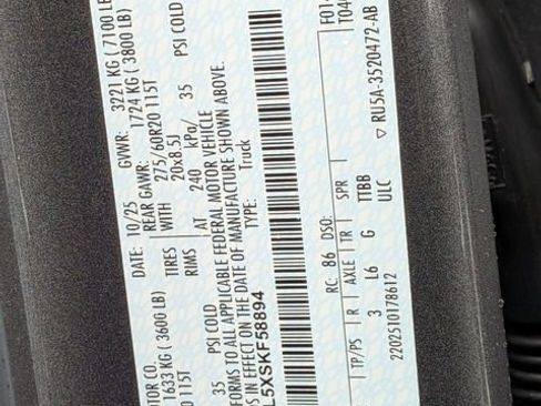 New 2025 Ford F150 Lariat w/ Equipment Group 501A Mid image 36