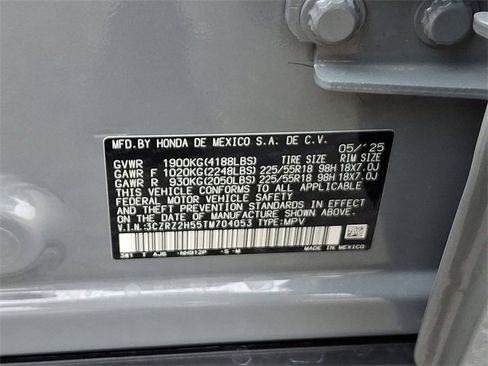 Certified 2026 Honda HR-V Sport image 28