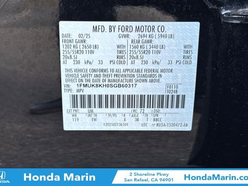 Used 2025 Ford Explorer ST-Line AWD/4WD image 40