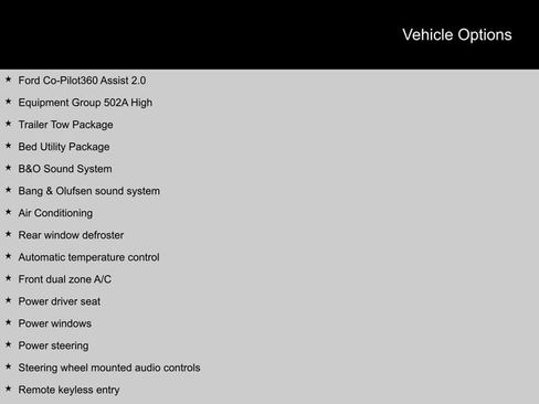 Used 2023 Ford F150 Lariat w/ Equipment Group 502A High image 2