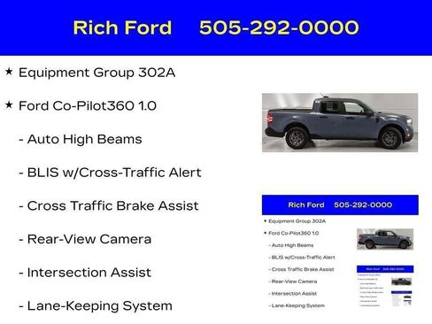 Used 2025 Ford Maverick XLT w/ Equipment Group 302A AWD/4WD image 17
