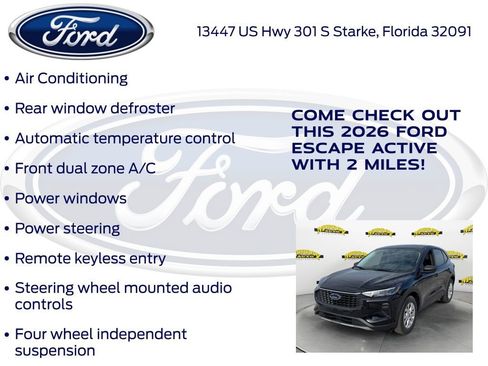 New 2026 Ford Escape Active w/ Tech Pack #1 FWD image 20