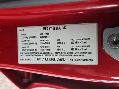 Used 2019 Tesla Model 3 Long Range image 27