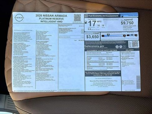New 2026 Nissan Armada Platinum Reserve image 22