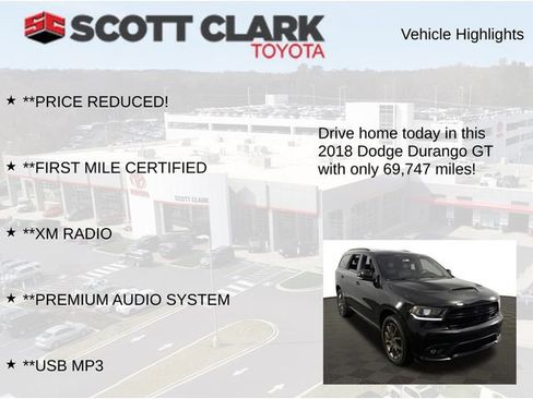 Used 2018 Dodge Durango GT w/ Premium Group image 8