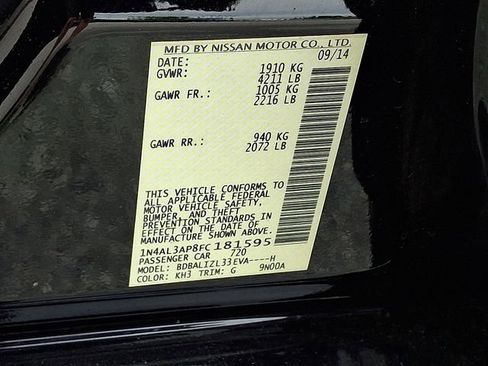 Used 2015 Nissan Altima 2.5 SV FWD image 35