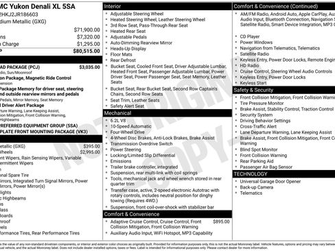 Used 2018 GMC Yukon XL Denali w/ Open Road Package AWD/4WD image 31