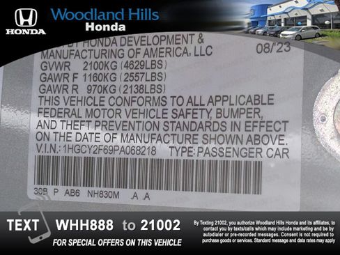 Certified 2023 Honda Accord EX-L image 27