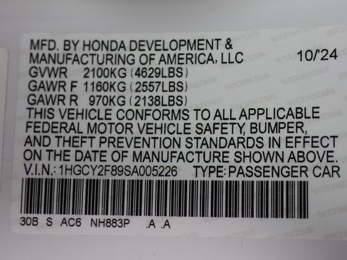 Used 2025 Honda Accord Touring image 31