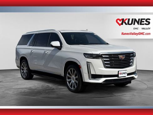 Used 2021 Cadillac Escalade ESV Premium Luxury Platinum w/ Heavy-Duty Trailer Package AWD/4WD image 1