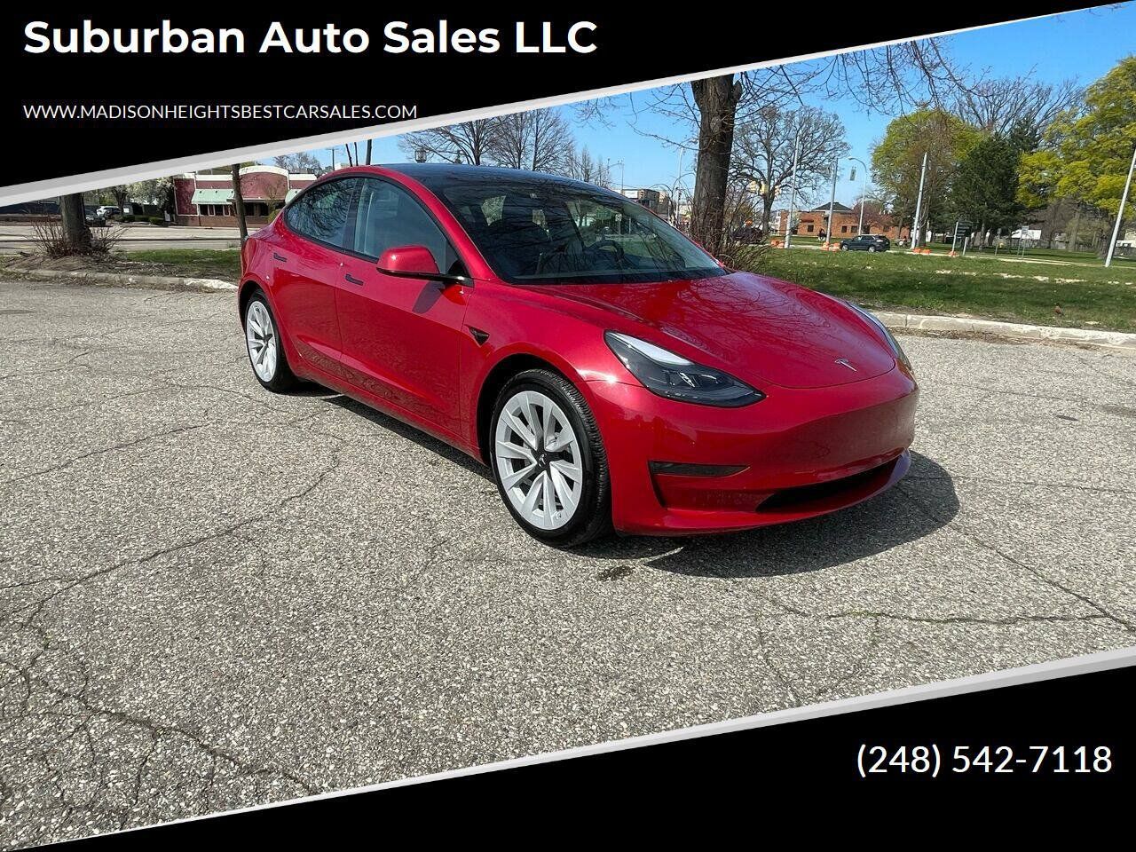 Used 2021 Tesla Model 3 Standard Range Plus RWD image 1