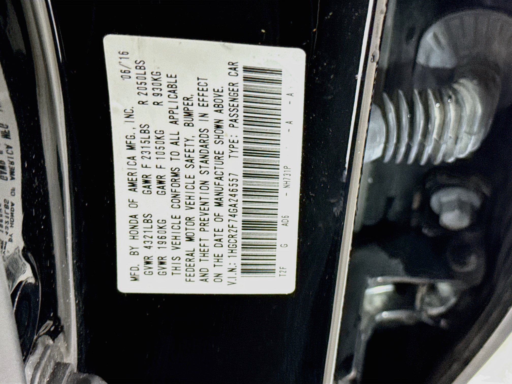 Used 2016 Honda Accord EX image 28