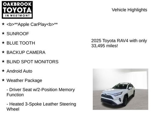 Certified 2025 Toyota RAV4 XLE Premium w/ Weather Package AWD/4WD image 6