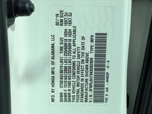 Used 2019 Honda Odyssey EX-L image 20