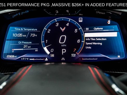 Used 2022 Chevrolet Corvette Stingray Premium Cpe w/ Z51 Performance Package RWD image 40