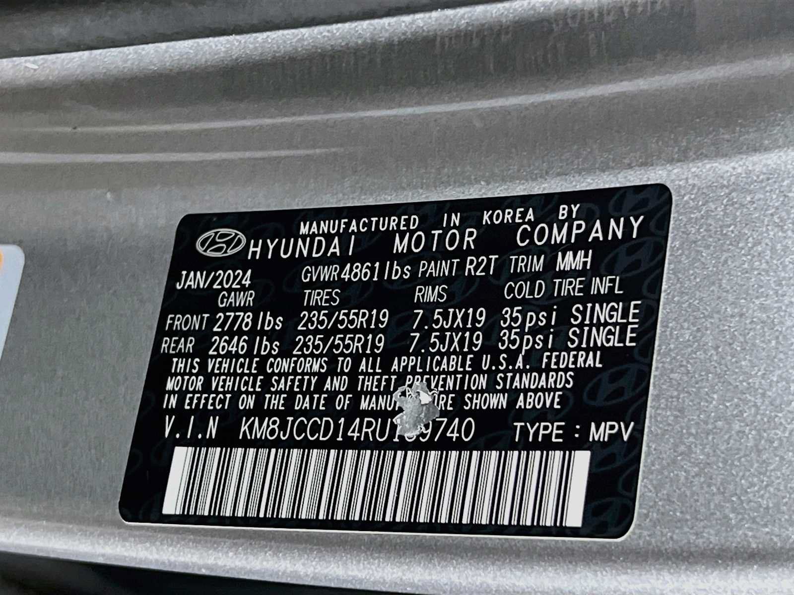 Certified 2024 Hyundai Tucson SEL AWD/4WD image 33