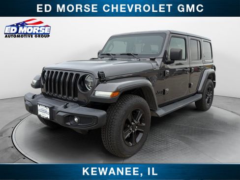 Used 2021 Jeep Wrangler Unlimited Sahara AWD/4WD image 1