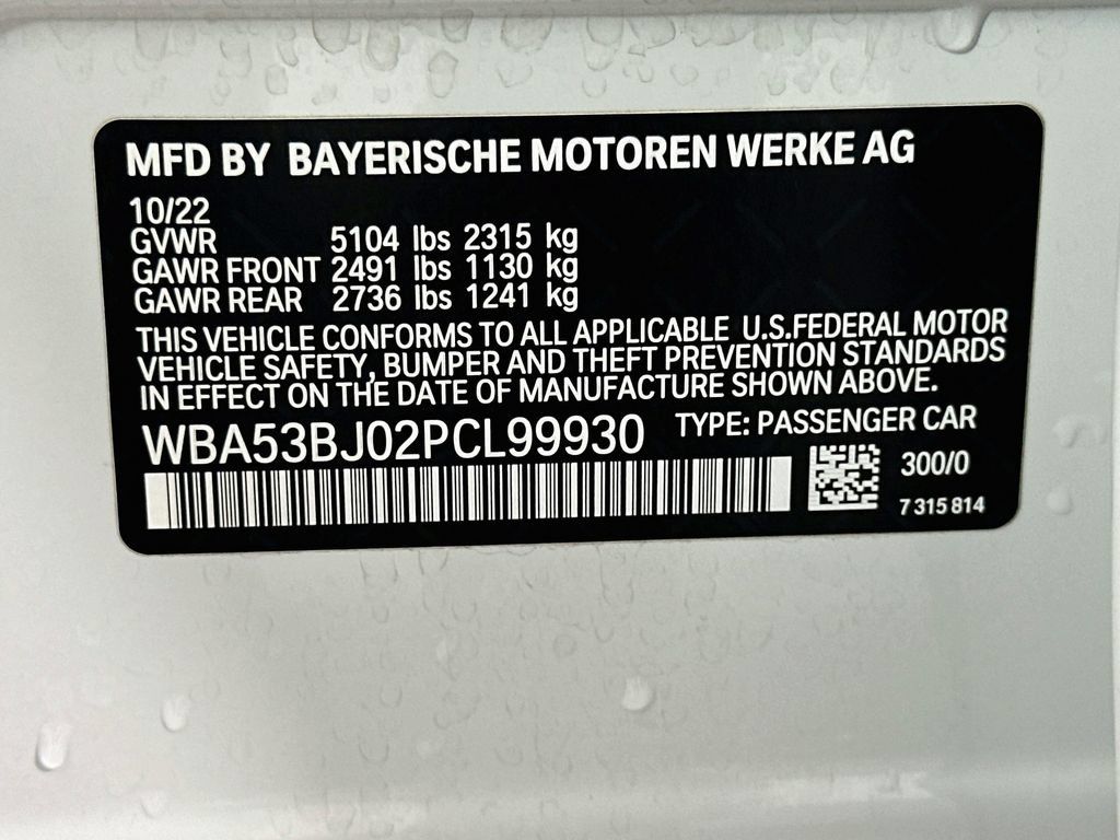 Certified 2023 BMW 540i w/ M Sport Package RWD image 33
