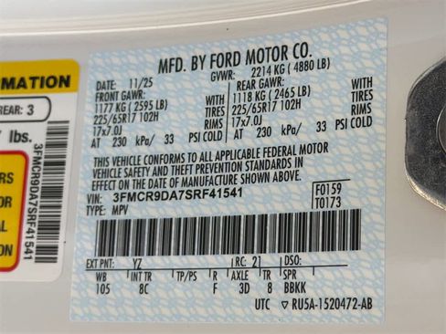 New 2025 Ford Bronco Sport Badlands w/ Badlands Tech Package image 33