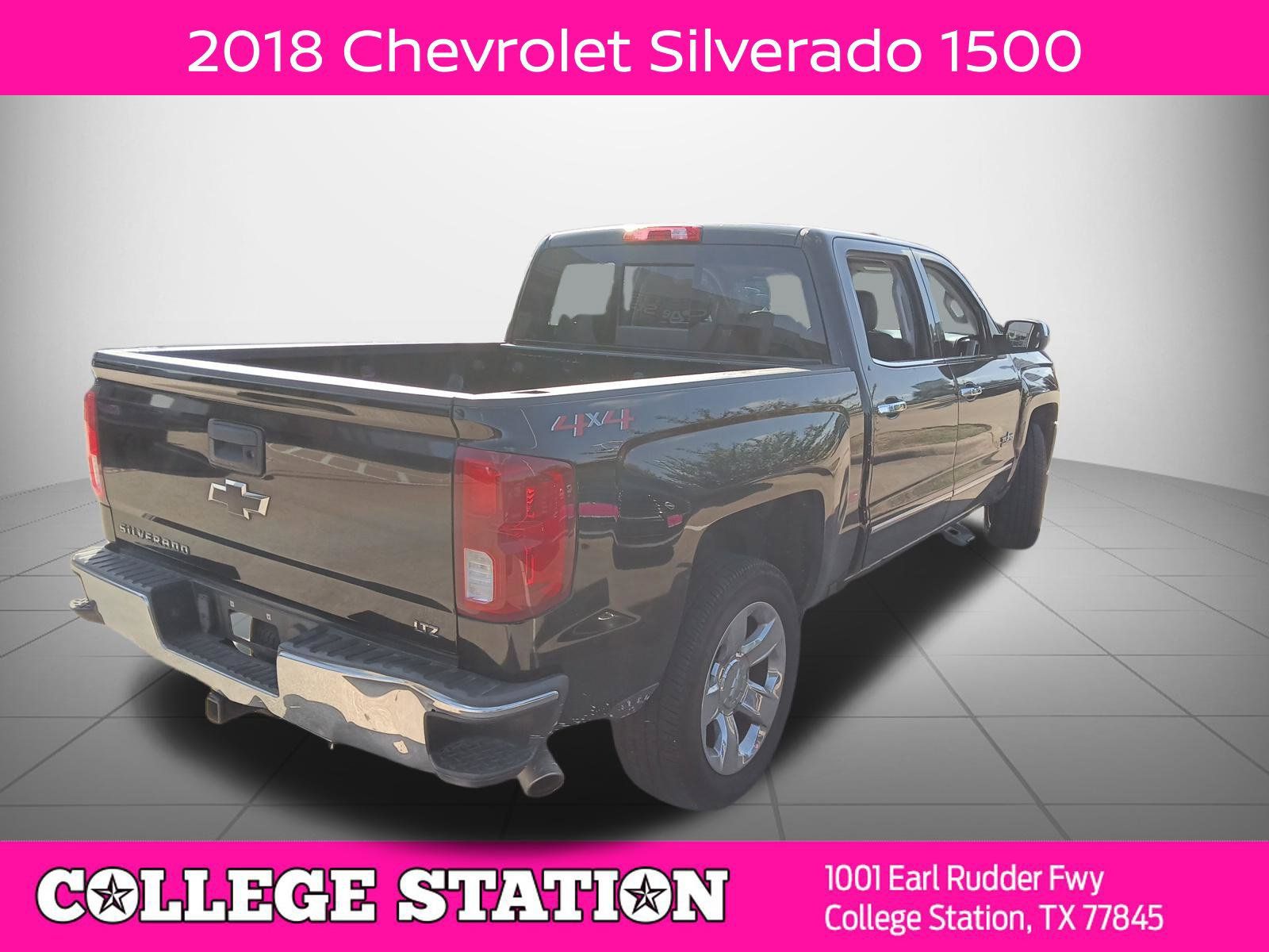 Used 2018 Chevrolet Silverado 1500 LTZ w/ Texas Edition AWD/4WD image 2