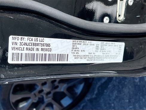 Used 2021 Jeep Compass 80th Special Edition w/ Sun and Sound Group image 33