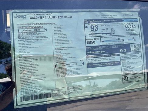 New 2025 Jeep Wagoneer S Launch Edition image 19