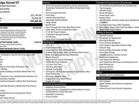 New 2025 Dodge Hornet GT w/ Tech Pack image 31