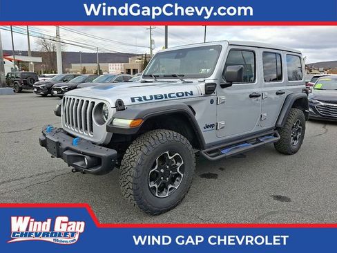 Used 2023 Jeep Wrangler Unlimited Rubicon 4xe w/ Steel Bumper Group image 1