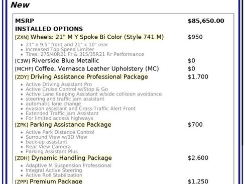 Used 2020 BMW X6 M50i image 4