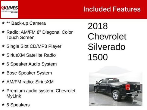 Used 2018 Chevrolet Silverado 1500 LTZ w/ Max Trailering Package AWD/4WD image 2