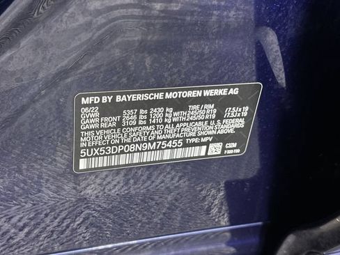 Used 2022 BMW X3 xDrive30i w/ M Sport Package 2 AWD/4WD image 35
