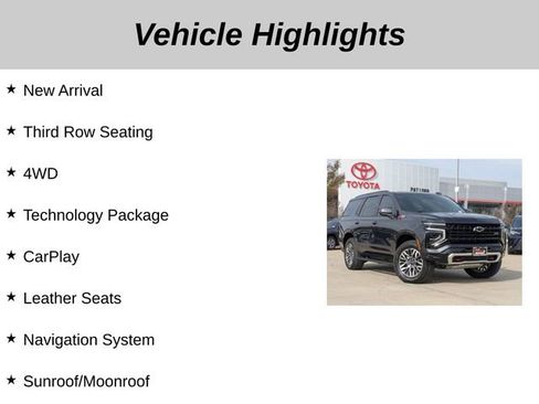 Used 2025 Chevrolet Tahoe Z71 w/ Z71 Off-Road Package image 5