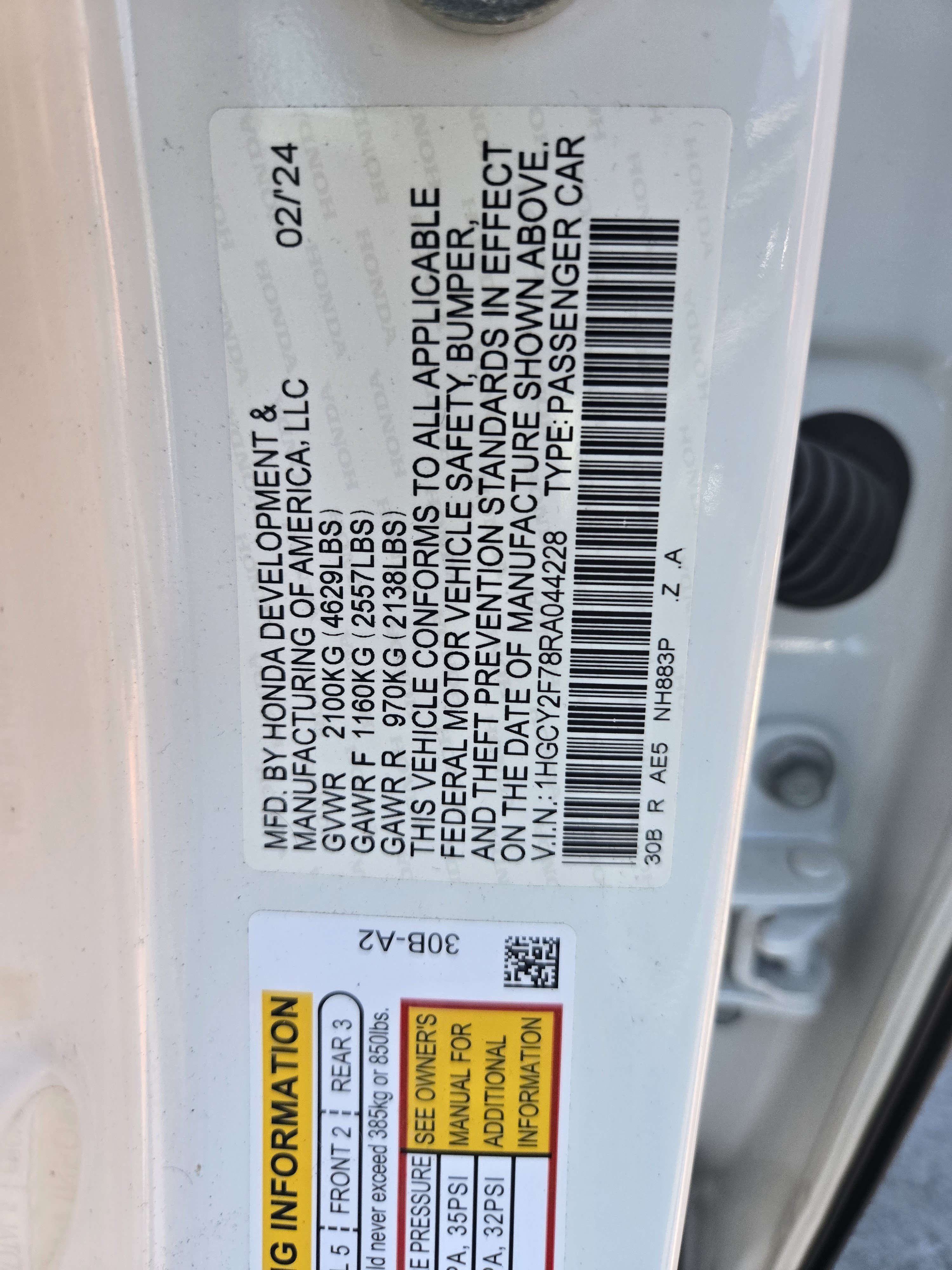 Used 2024 Honda Accord Sport image 30