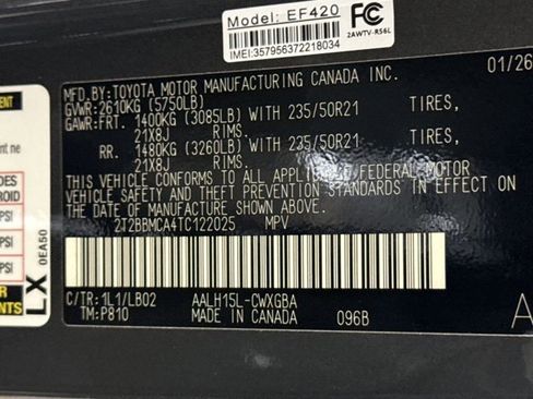 Certified 2026 Lexus RX 350 w/ Convenience Package image 23