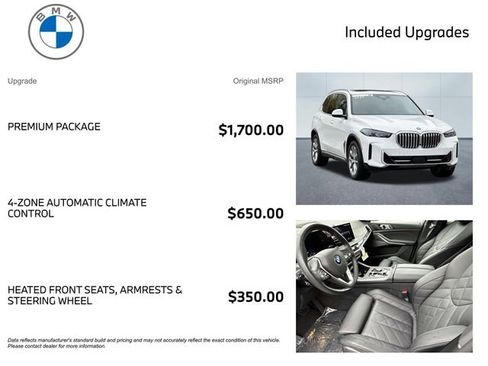 Certified 2025 BMW X5 xDrive50e w/ Premium Package image 3
