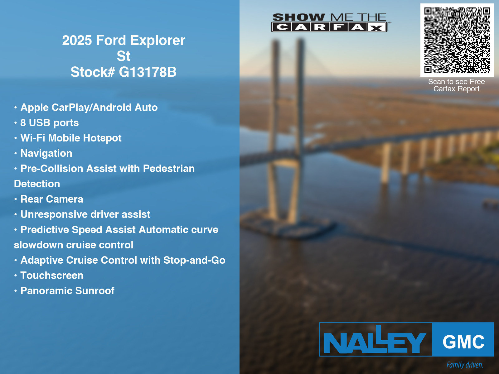 Used 2025 Ford Explorer ST w/ Sun And Sound Package RWD image 7