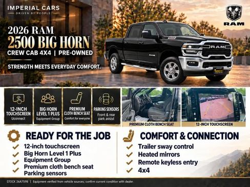Used 2026 RAM 2500 Big Horn AWD/4WD image 6