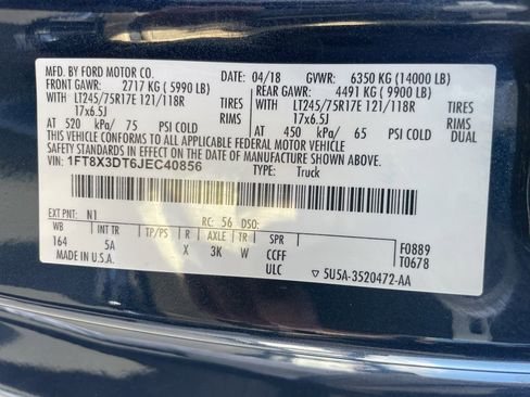 Used 2018 Ford F350 Lariat w/ Lariat Value Package image 42