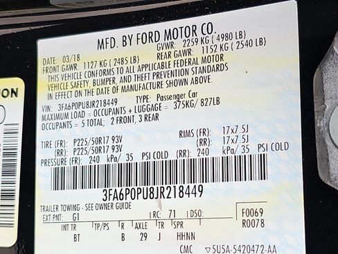 Used 2018 Ford Fusion Energi SE FWD image 16