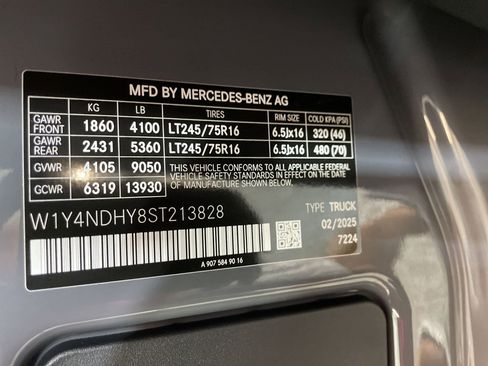 New 2025 Mercedes-Benz Sprinter 2500 image 16