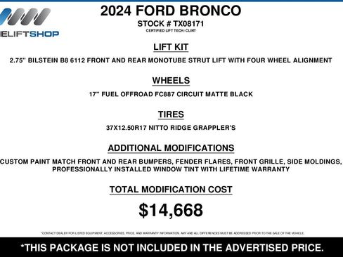 Used 2024 Ford Bronco Badlands image 2