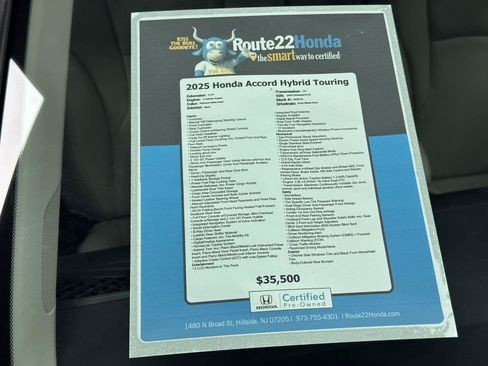 Certified 2025 Honda Accord Touring image 40
