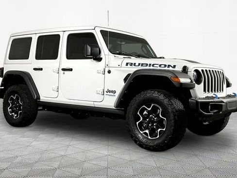 Used 2022 Jeep Wrangler Unlimited Rubicon 4xe w/ Steel Bumper Group image 3