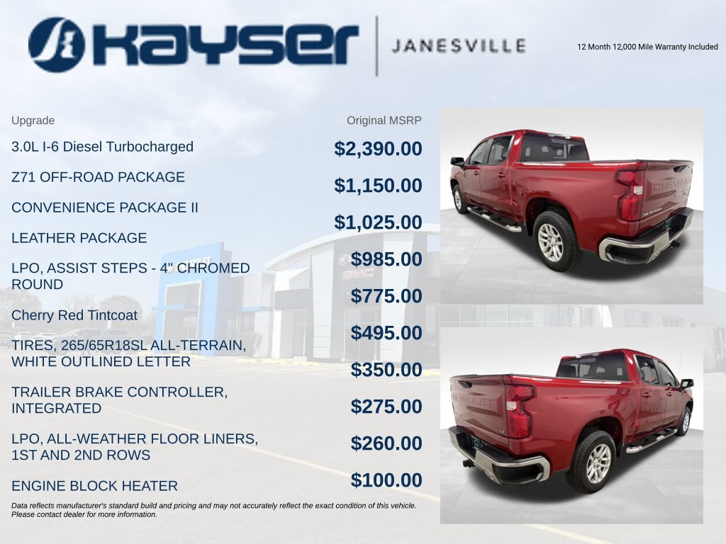 Certified 2021 Chevrolet Silverado 1500 LT w/ Z71 Off-Road Package AWD/4WD image 2