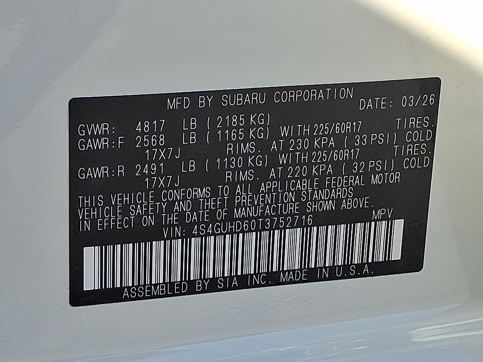 Certified 2026 Subaru Crosstrek 2.5i Premium AWD/4WD image 26