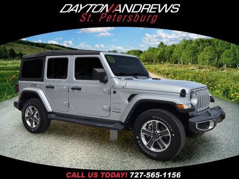 Used 2022 Jeep Wrangler Unlimited Sahara AWD/4WD image 1