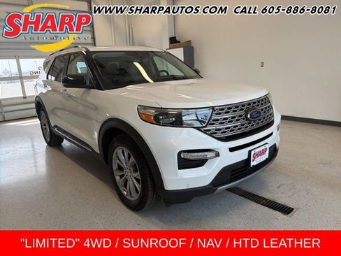 Used 2022 Ford Explorer Limited w/ Class IV Trailer Tow Package AWD/4WD image 1