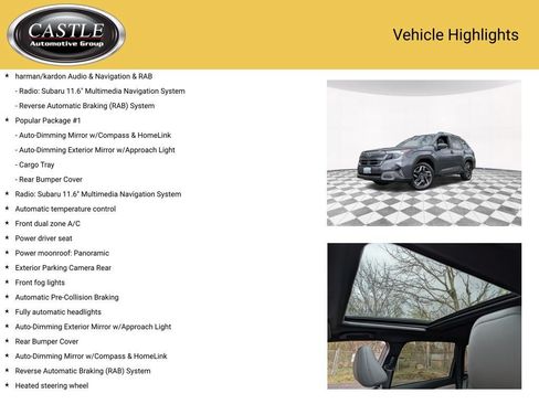 Used 2025 Subaru Forester Limited w/ Popular Package #1 AWD/4WD image 4