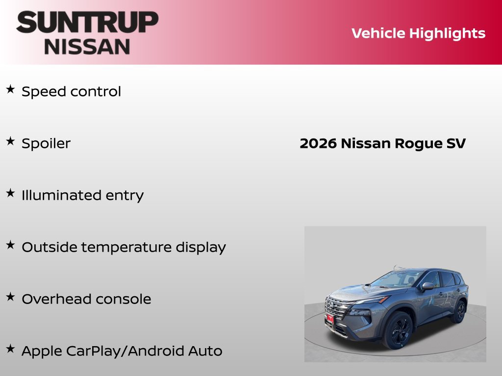 Certified 2026 Nissan Rogue SV AWD/4WD image 38