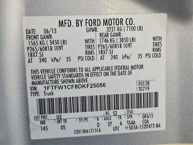 Used 2013 Ford F150 XLT w/ Luxury Equipment Group RWD image 24